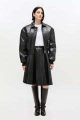 GANNI Online Recycled Leather Skirt