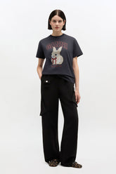 GANNI Outlet Black Twill Suiting Pants