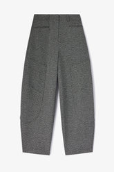 GANNI Outlet Trousers in Grey Suiting