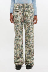 GANNI Discount Tapestry Twill Pants
