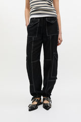 GANNI Sale Light Slub Pocket Pants