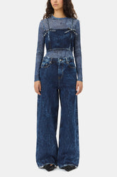 GANNI Hot Sale Dark Blue Marri Jeans