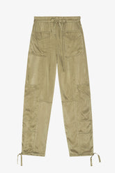 GANNI Discount Washed Satin Pants