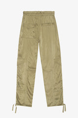 GANNI Discount Washed Satin Pants