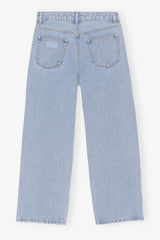 GANNI On Sale Misy Cropped Jeans in Rigid Denim