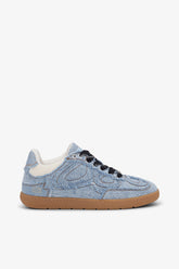 GANNI On Sale 08 Denim Raw Edge Sneakers