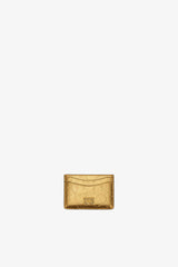 GANNI us Gold Bou Card Holder in Metallic