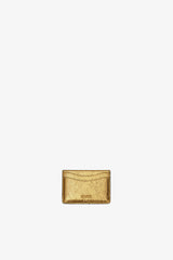 GANNI us Gold Bou Card Holder in Metallic