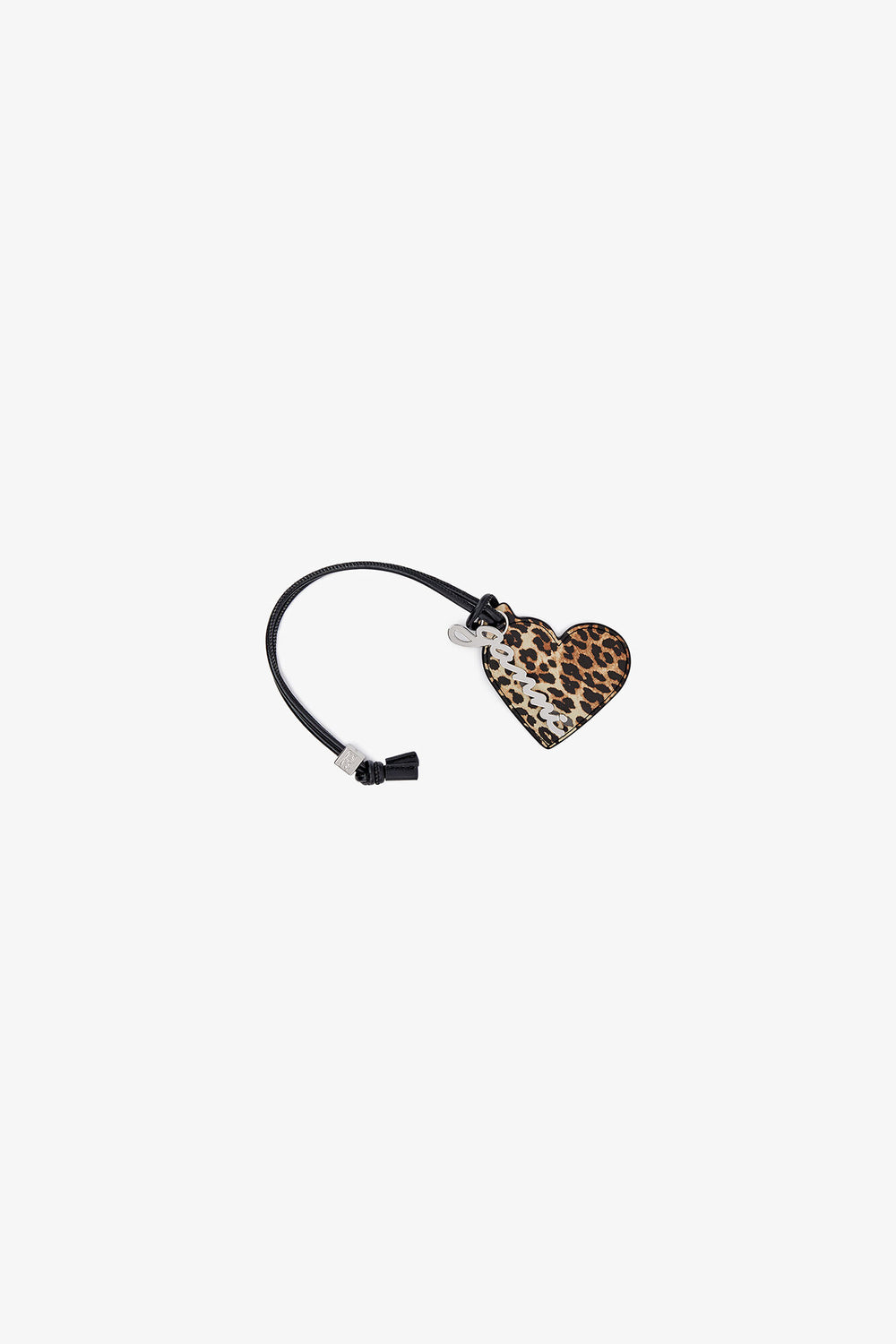 GANNI us Leopard Leopard Print Bou Heart Mirror