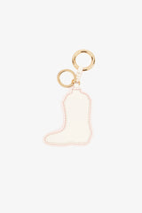 GANNI Sale Chalk Pink Pink Western Boot Keyring