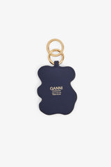 GANNI Online Black/Iris Joy Bear Keyring