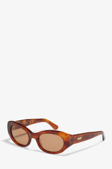 GANNI For Sale Tiger's Eye GANNI x Ace & Tate Tiger's Eye Dakota Sunglasses