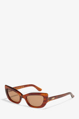 GANNI Hot Sale Tiger's Eye GANNI x Ace & Tate Tiger's Eye Sadie Sunglasses