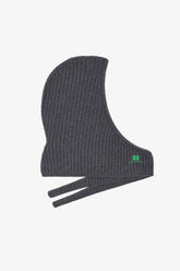 GANNI For Sale Charcoal Grey Grey Wool Mix Balaclava
