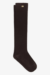 GANNI Discount Wool Mix High Socks