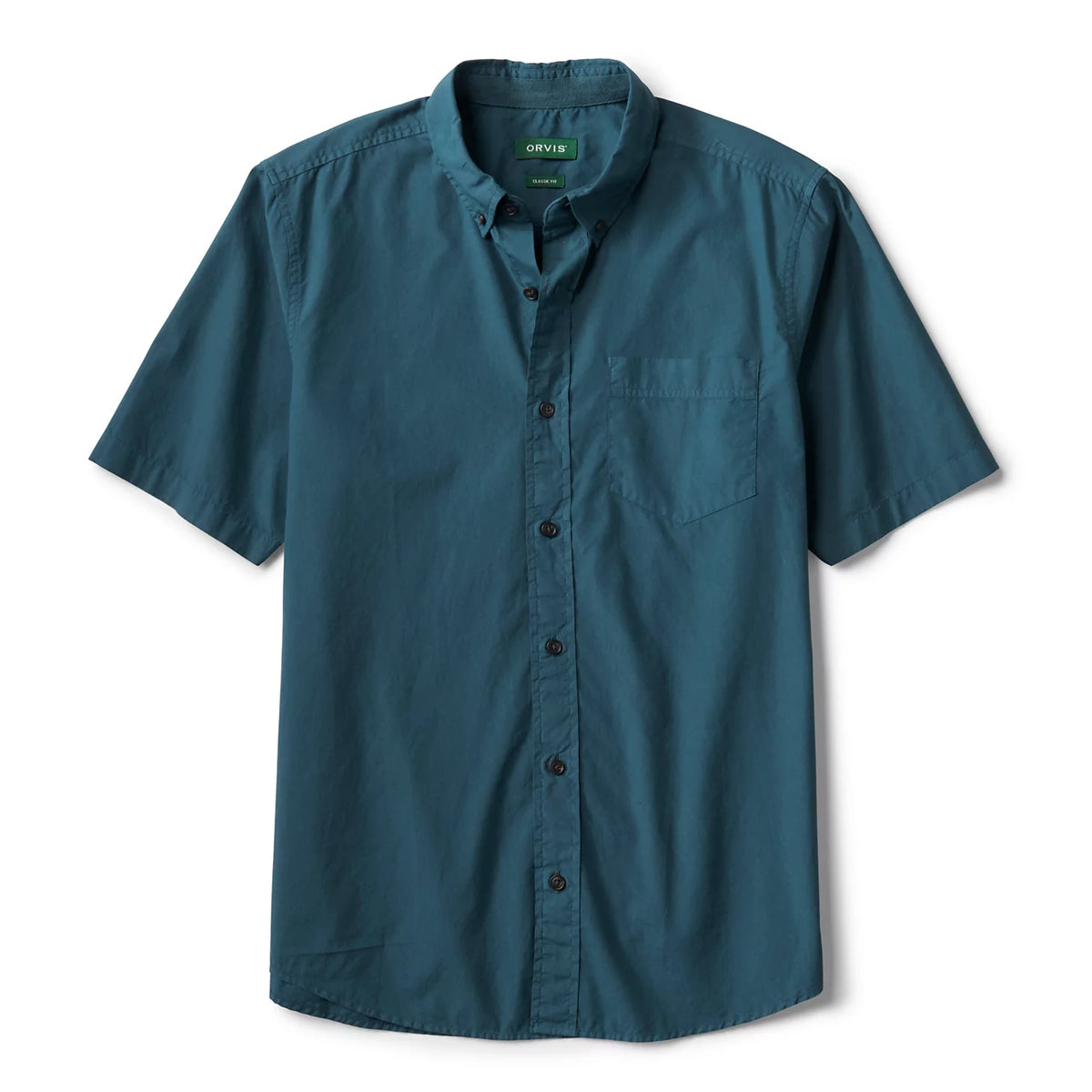 Orvis Garment-Dyed Poplin Short-Sleeve Shirt