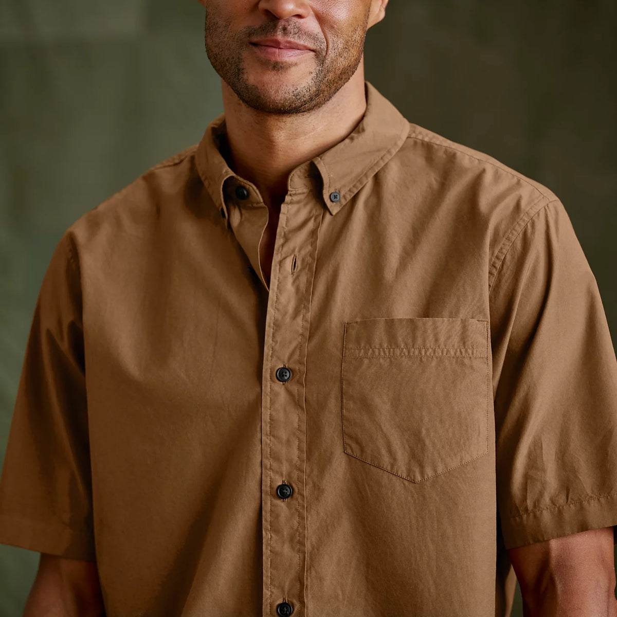 Orvis Garment-Dyed Poplin Short-Sleeve Shirt
