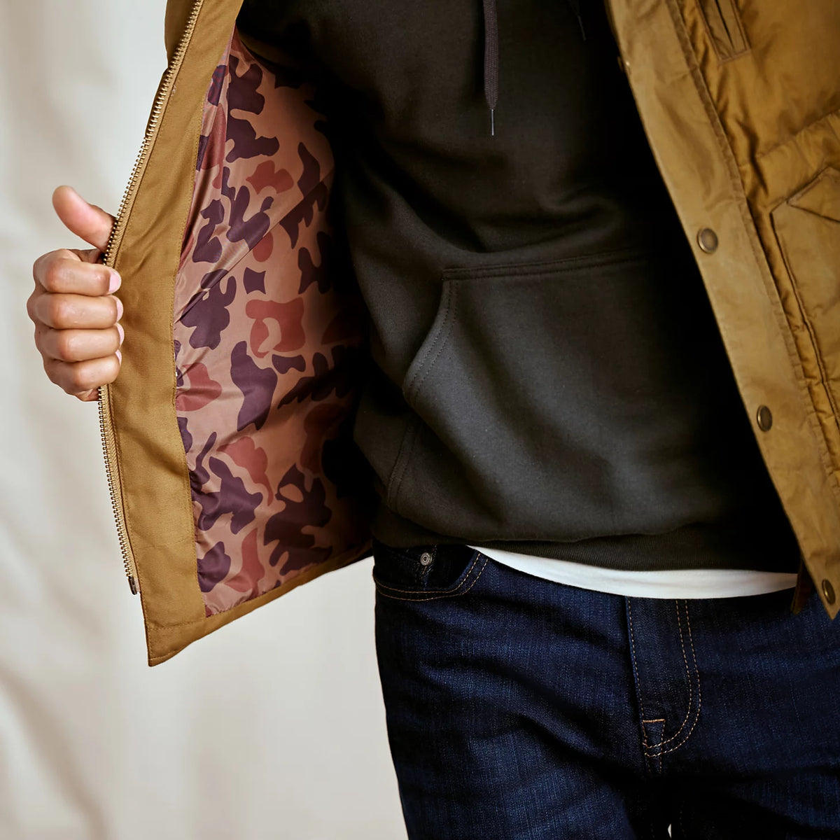 Orvis Waxed Down Puffer Vest