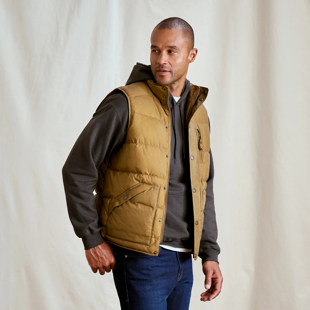 Orvis Waxed Down Puffer Vest