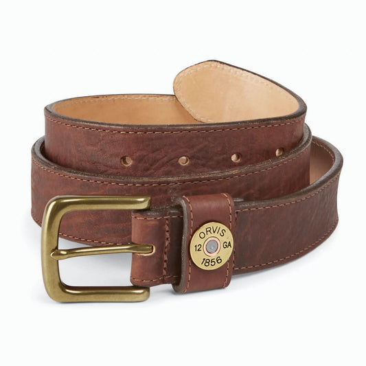 Orvis Bison Leather Shotshell Belt