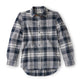 NAVY/SNOW PLAID