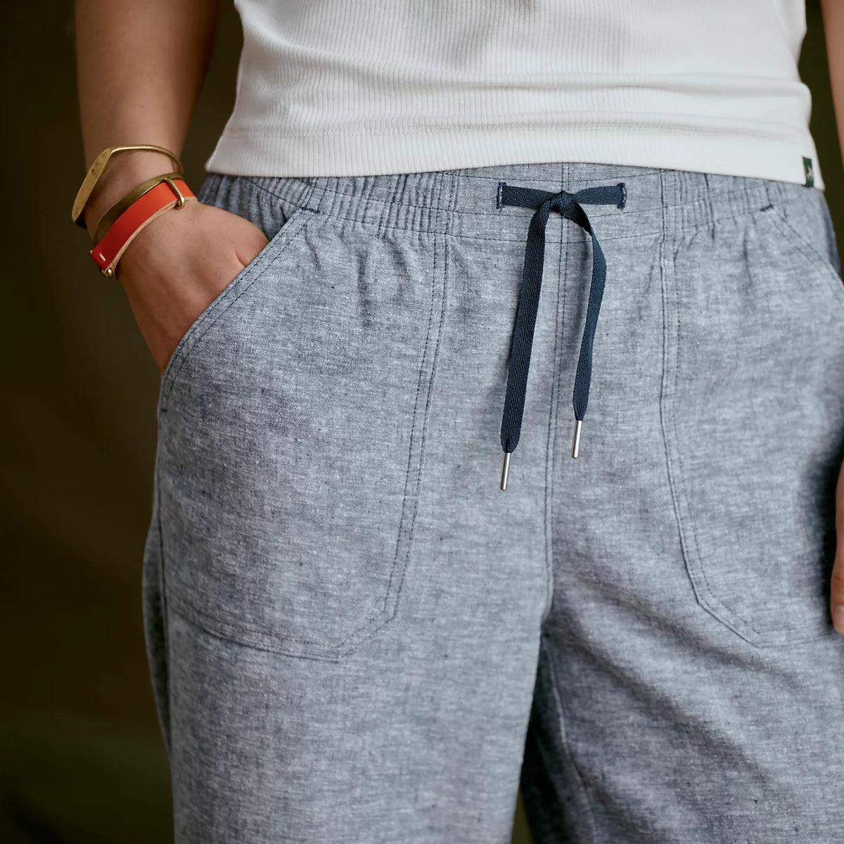 Orvis Explorer Performance Linen Wide-Leg Pants