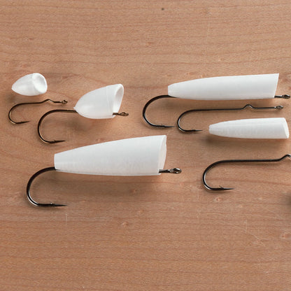 Orvis Popper Bodies with Hooks - Panfish Popper Bodies with Size 10 and 12 Hooks