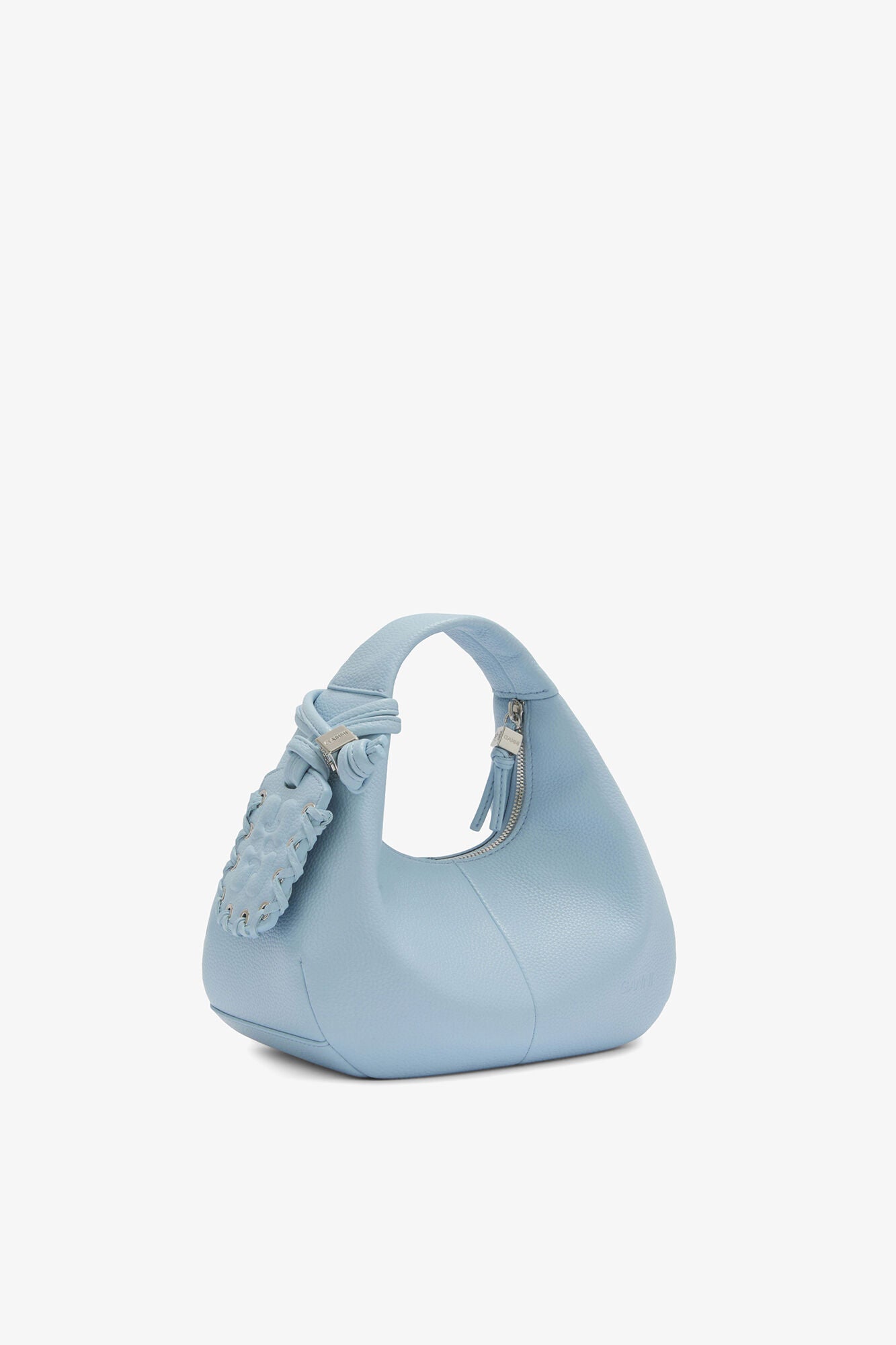 GANNI Discount Celestial Blue Mini Hobo Bag in Blue