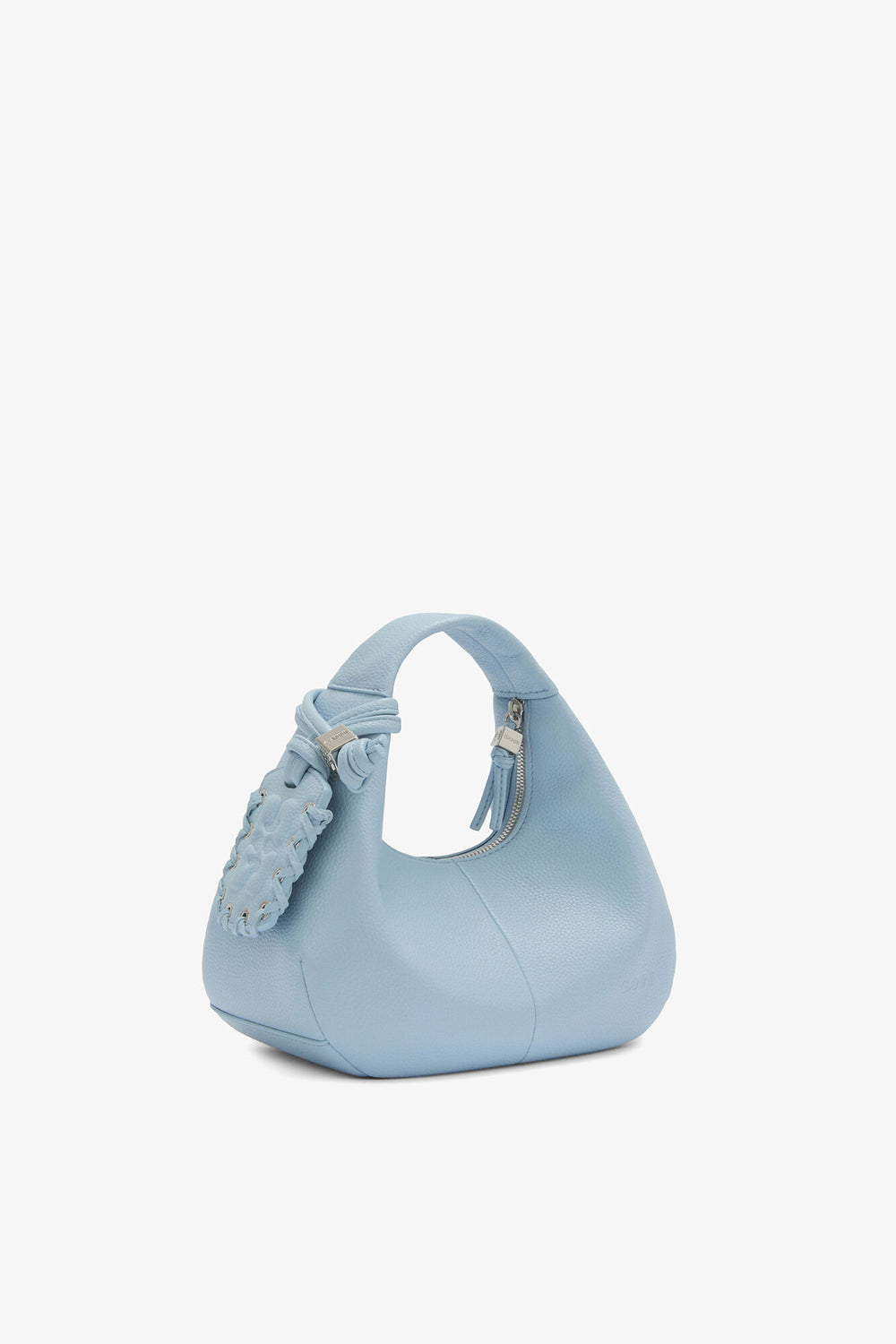 GANNI Discount Celestial Blue Mini Hobo Bag in Blue