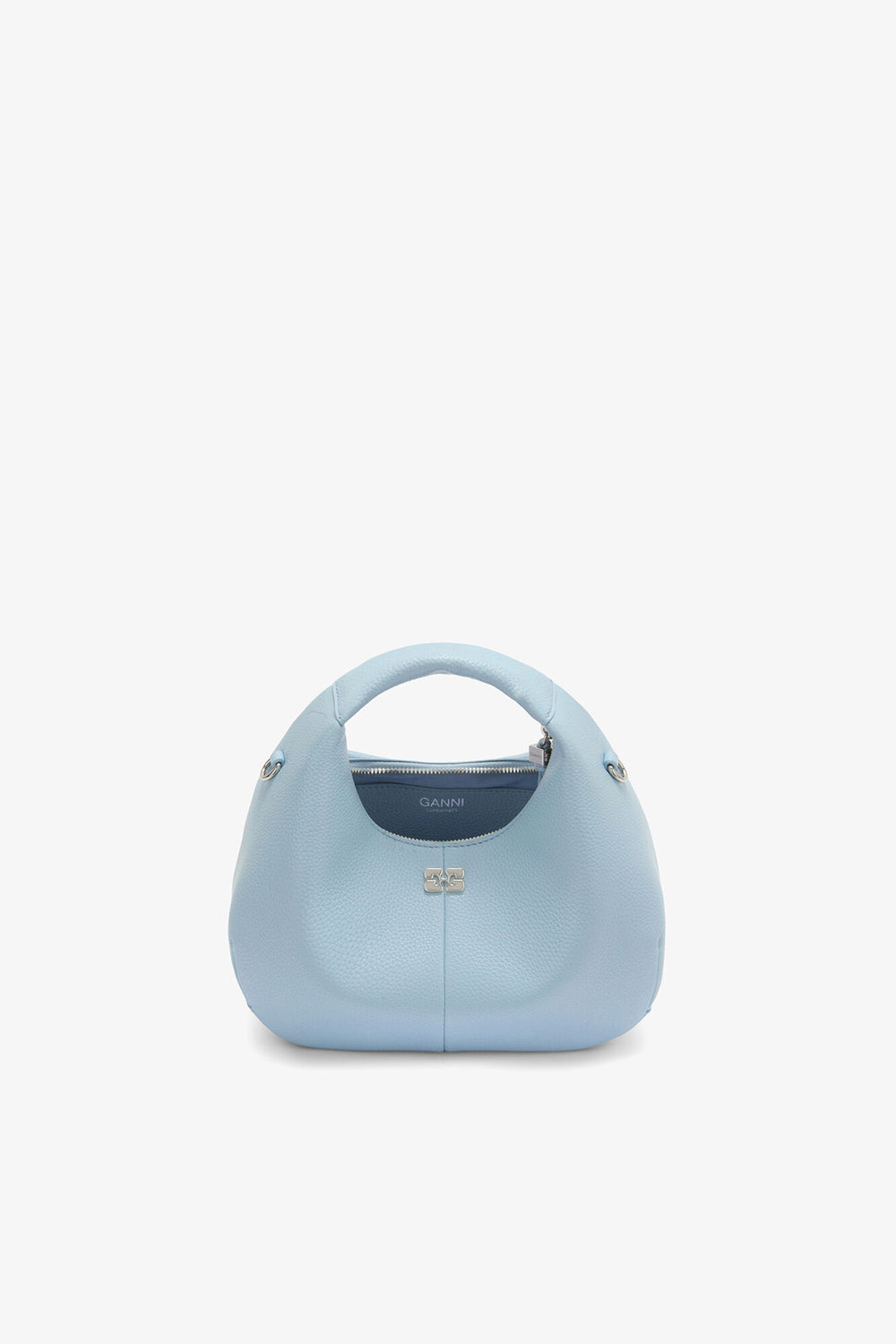 GANNI Discount Celestial Blue Mini Hobo Bag in Blue