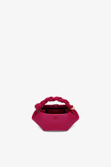 GANNI us Persian Red Mini Bou Bag in Grained Red