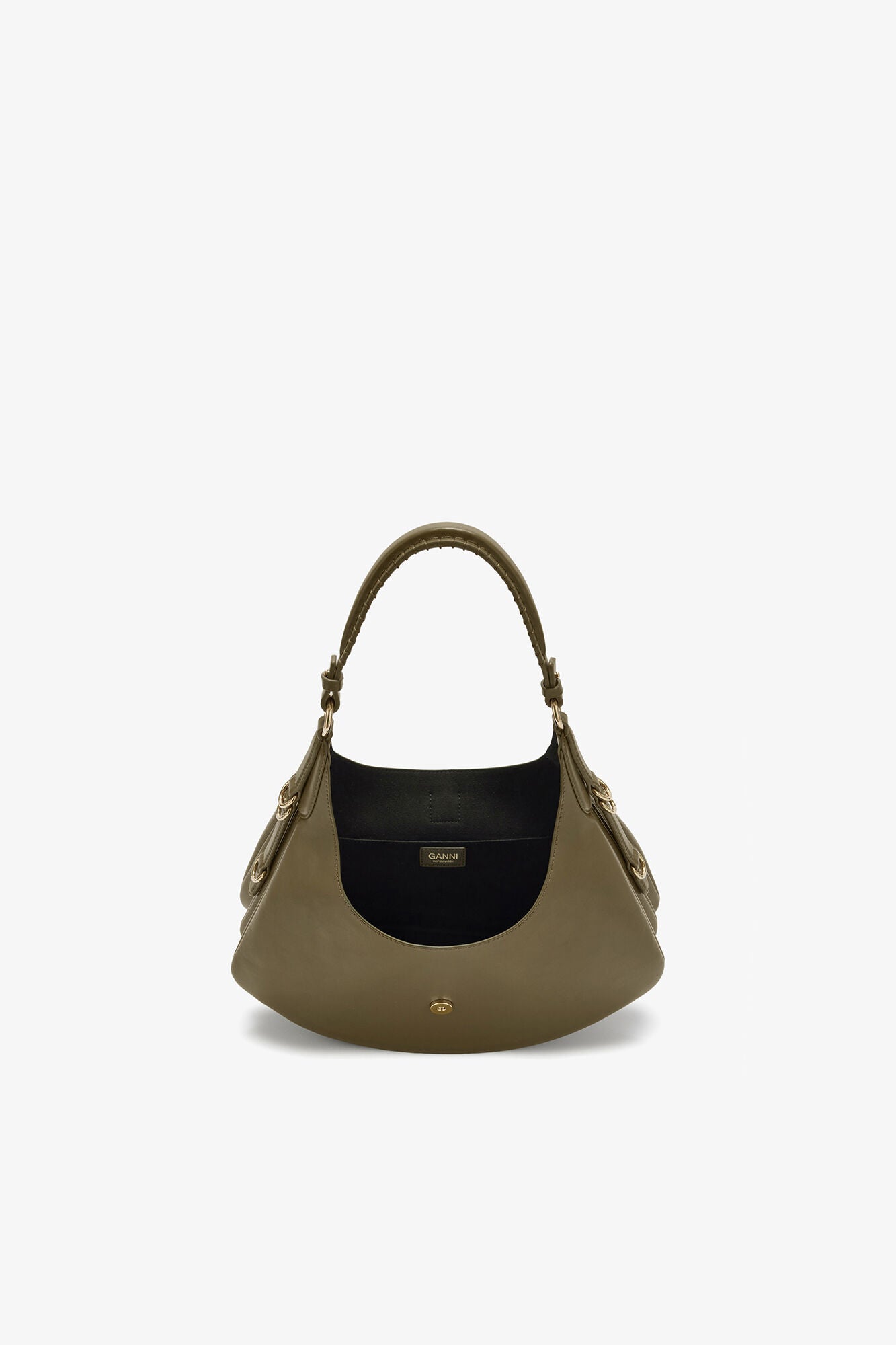 GANNI Sale Military Olive Small Kat Bag in Green