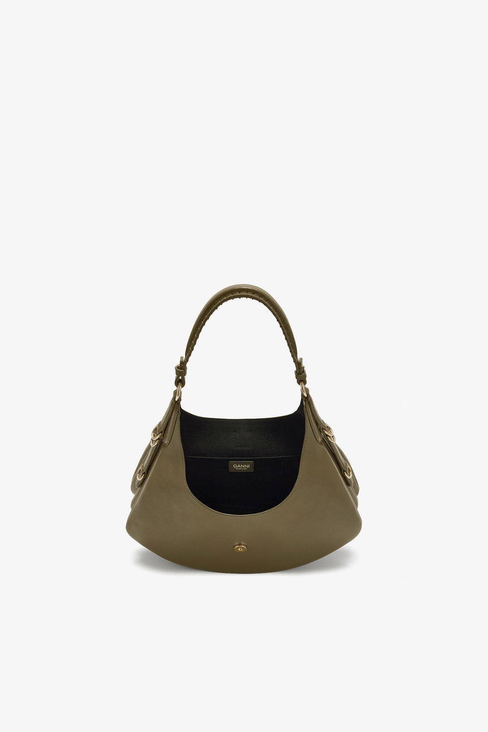 GANNI Sale Military Olive Small Kat Bag in Green