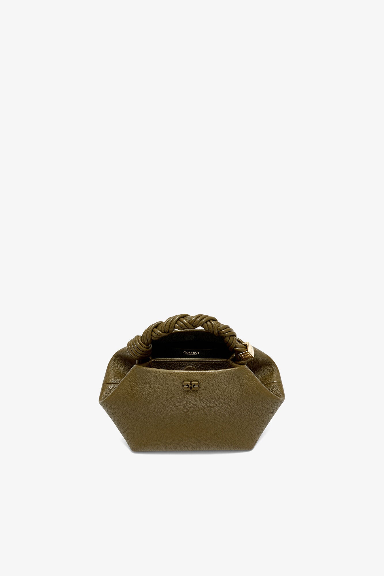 GANNI Discount Military Olive Small Bou Bag in Green