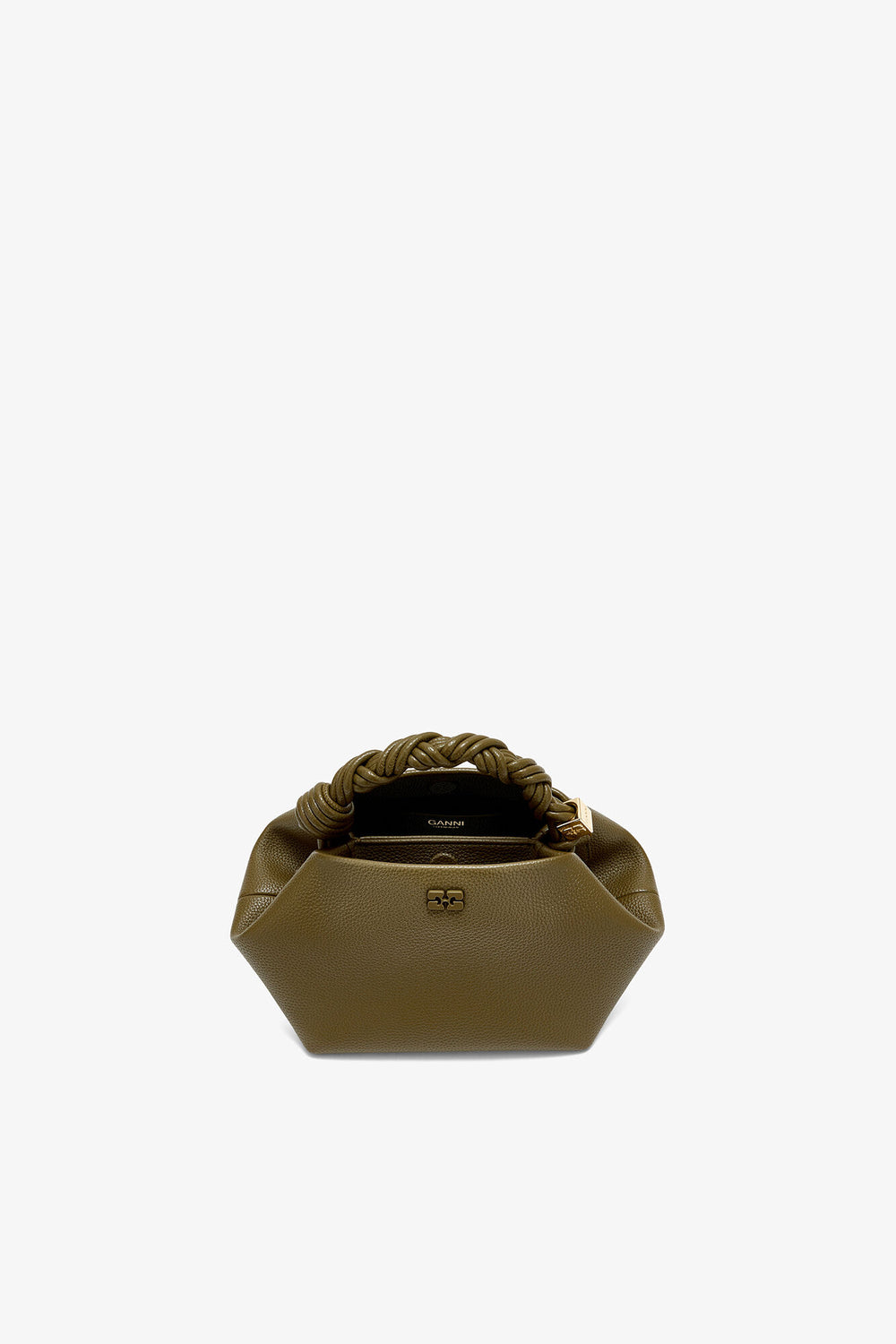 GANNI Discount Military Olive Small Bou Bag in Green