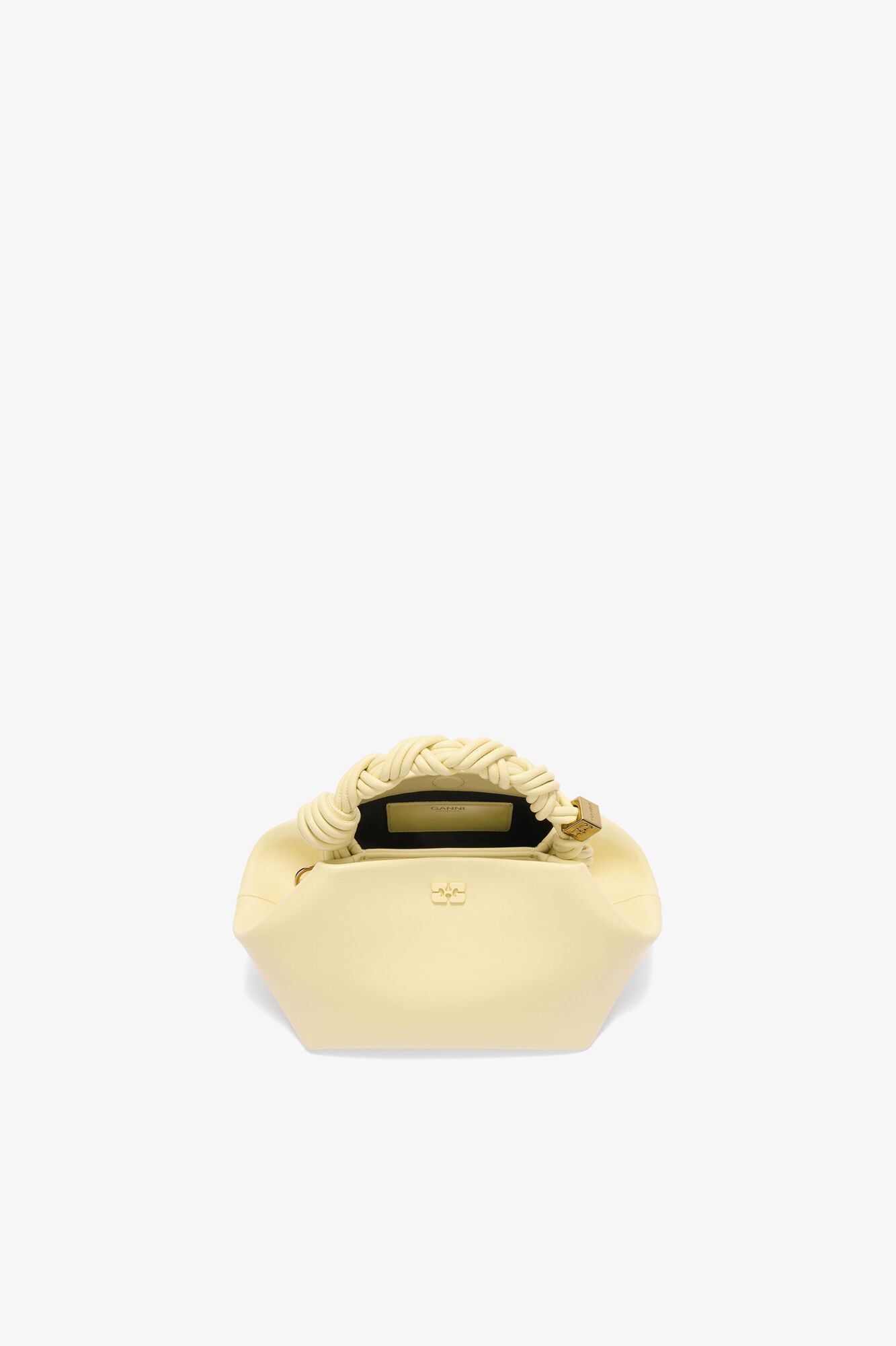GANNI Online Yellow Cream Small Bou Bag in Yellow