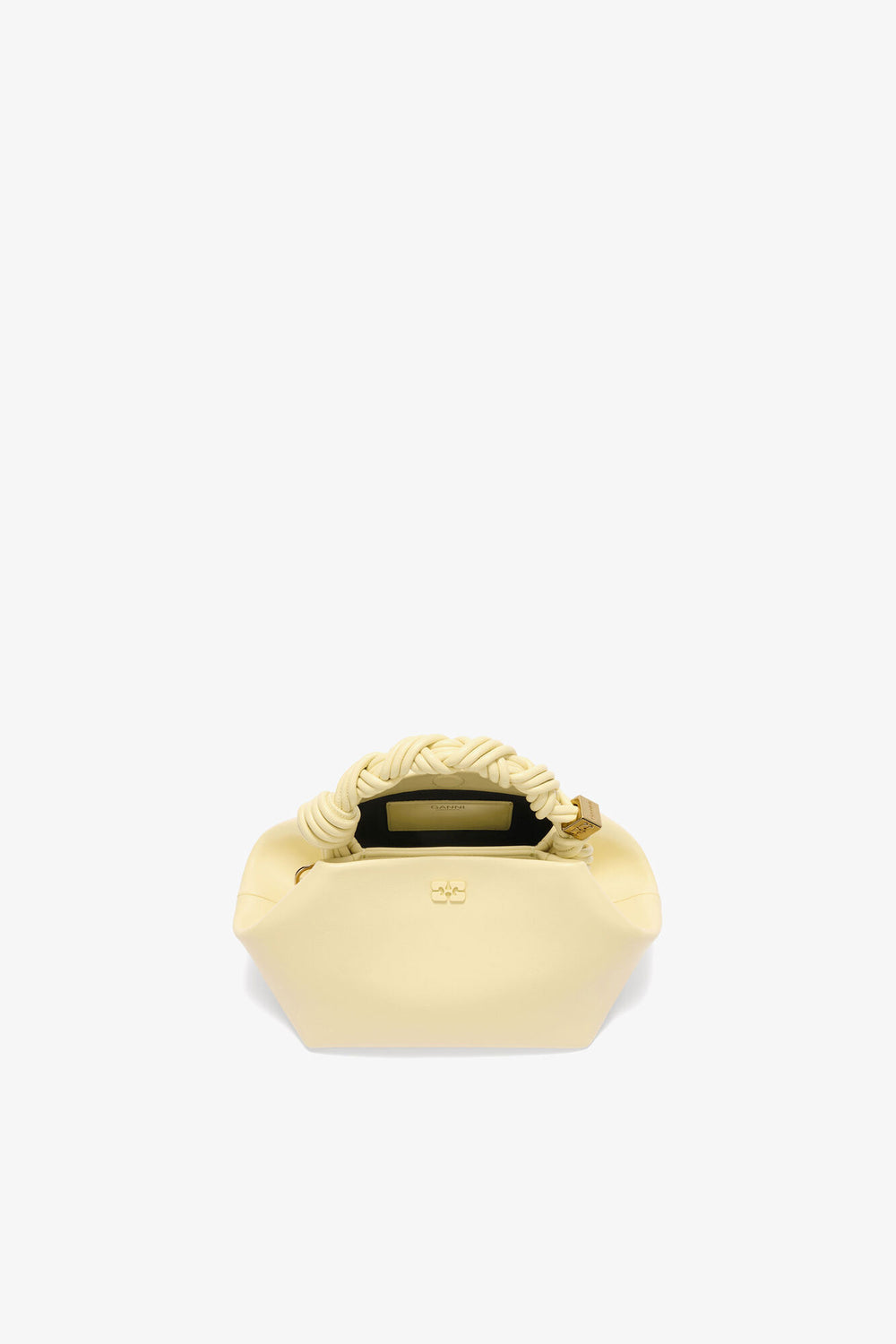 GANNI Online Yellow Cream Small Bou Bag in Yellow