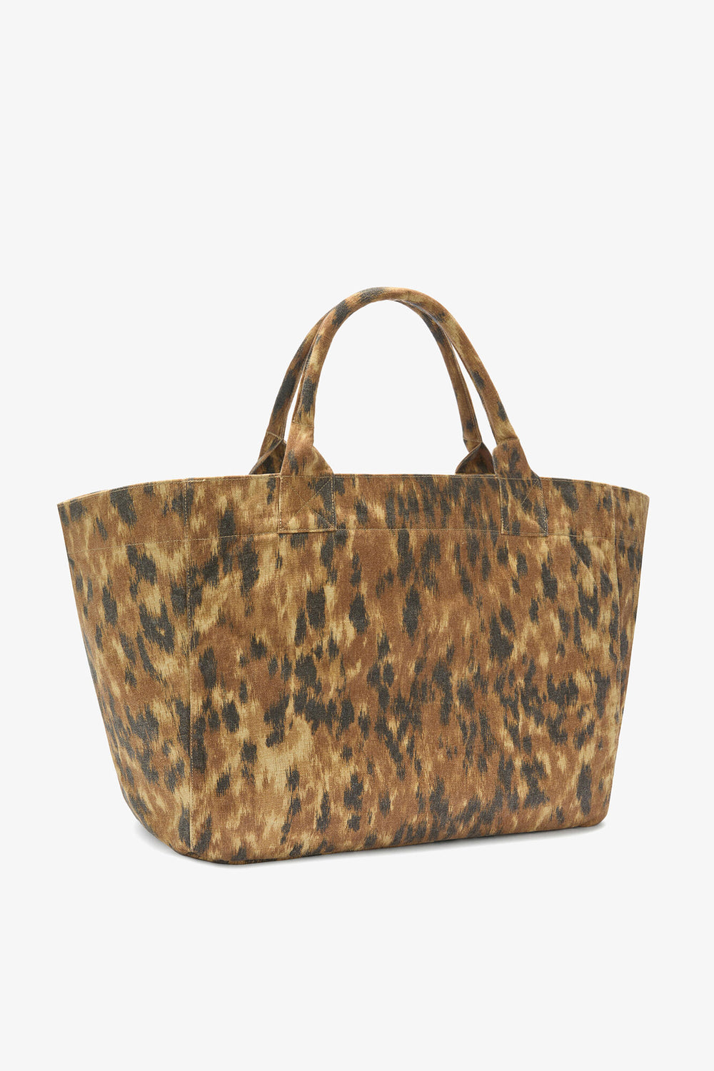 GANNI Sale Burro Tote XXL in Ikat Animal