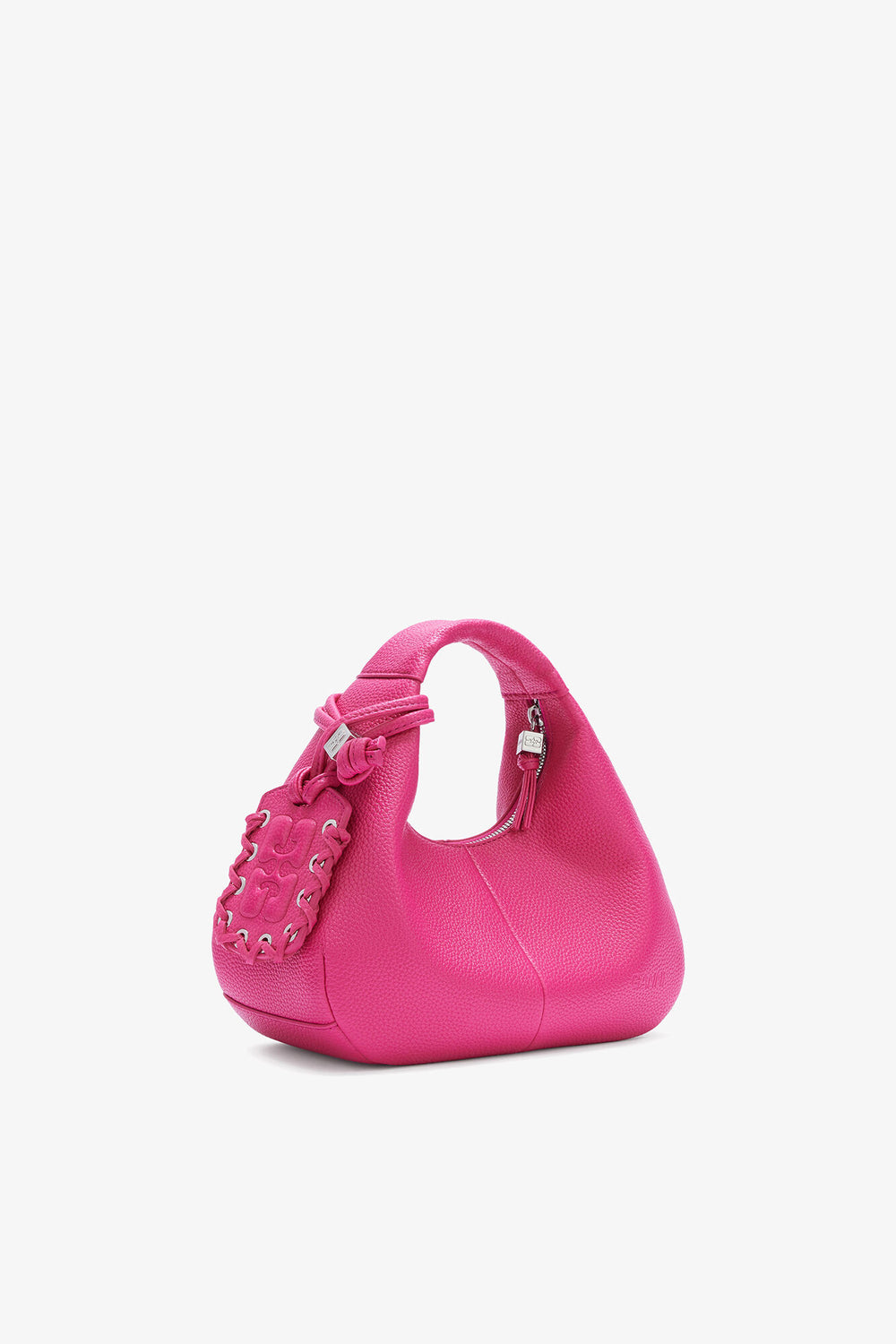 GANNI For Sale Cabaret Mini Hobo Bag in Pink
