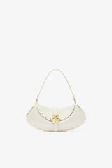 GANNI New Egret B-Kat Bag Studs in White