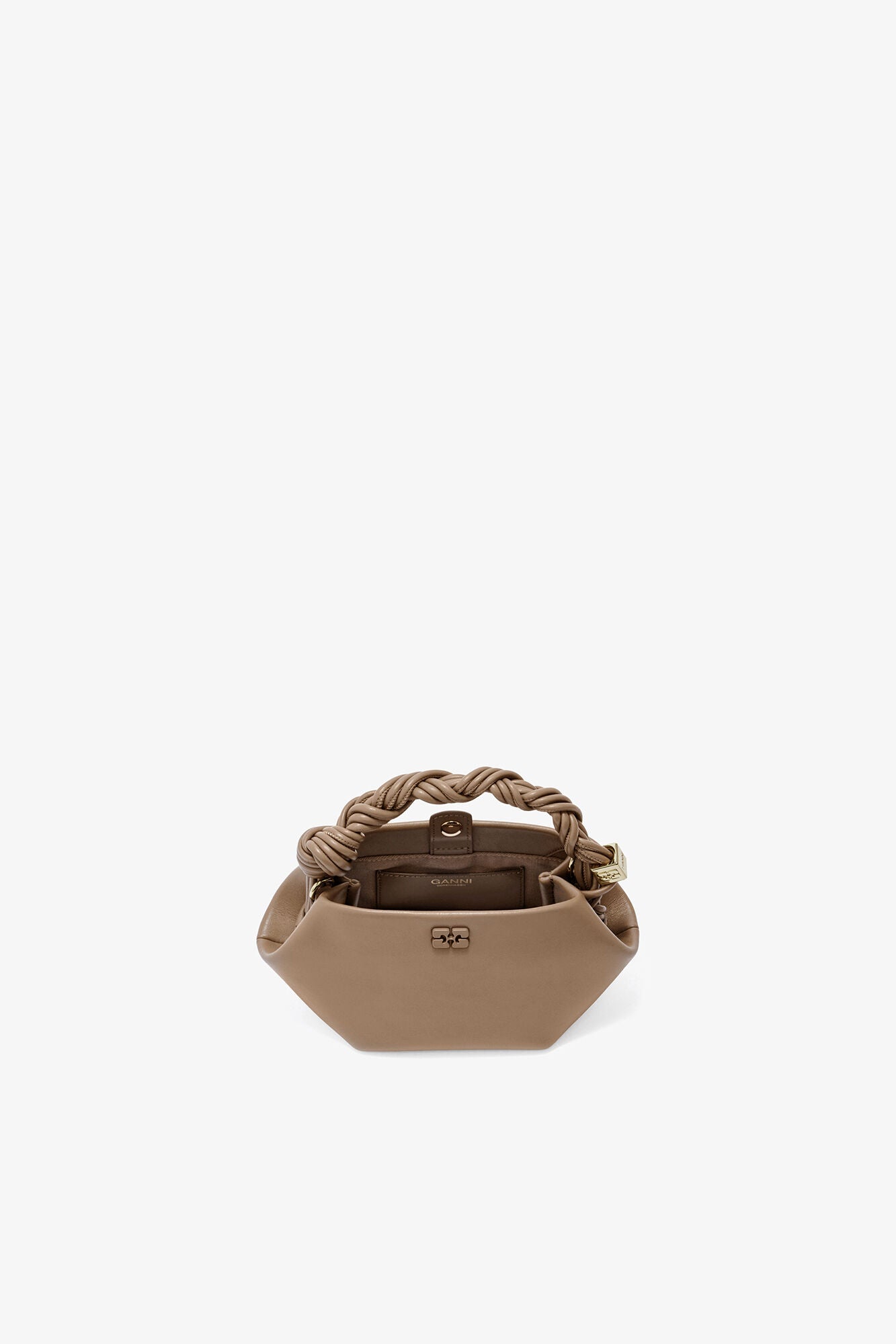 GANNI Online Coca Mocha Mini Bou Bag in Brown