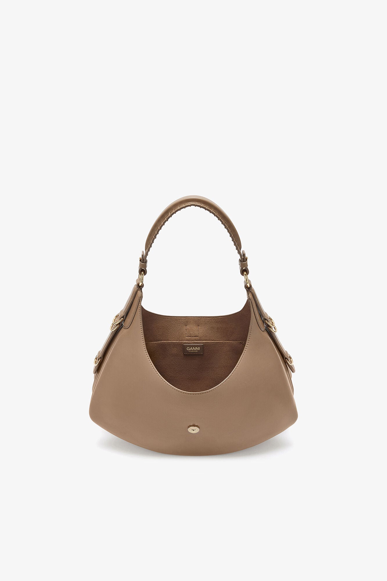 GANNI Sale Coca Mocha Small Kat Bag in Brown