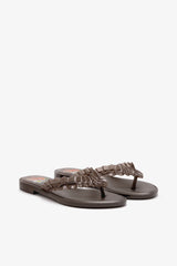 GANNI us Melissa Flip Flop in Brown