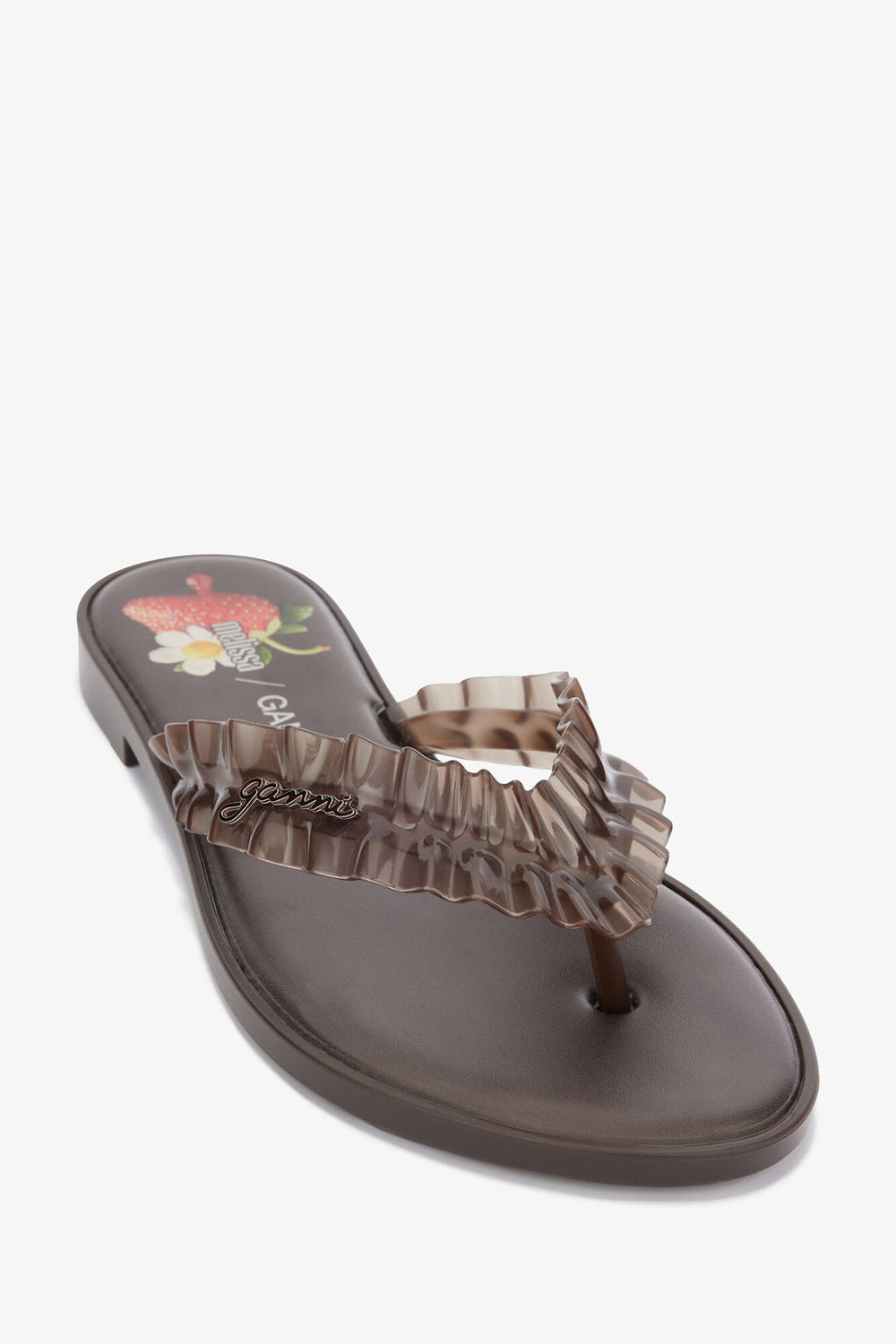 GANNI us Melissa Flip Flop in Brown