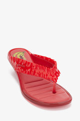 GANNI Sale Melissa Thong Kitten Heel in Red
