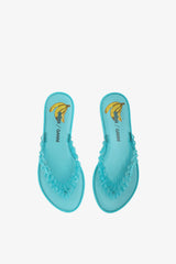 GANNI Discount Melissa Flip Flop in Blue