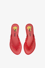 GANNI On Sale Melissa Flip Flop in Red