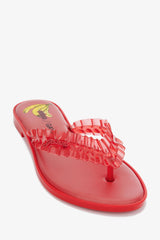 GANNI On Sale Melissa Flip Flop in Red