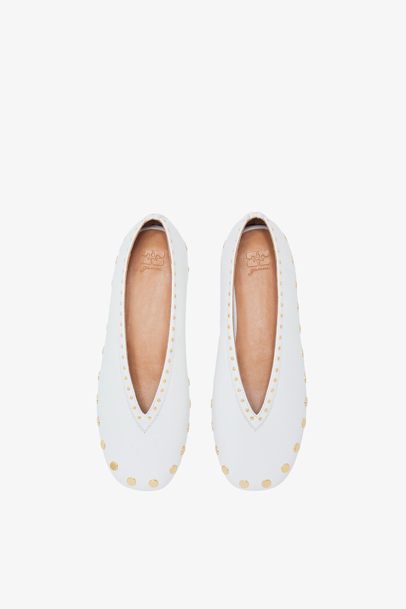 GANNI For Sale Jenny Ballerina in White