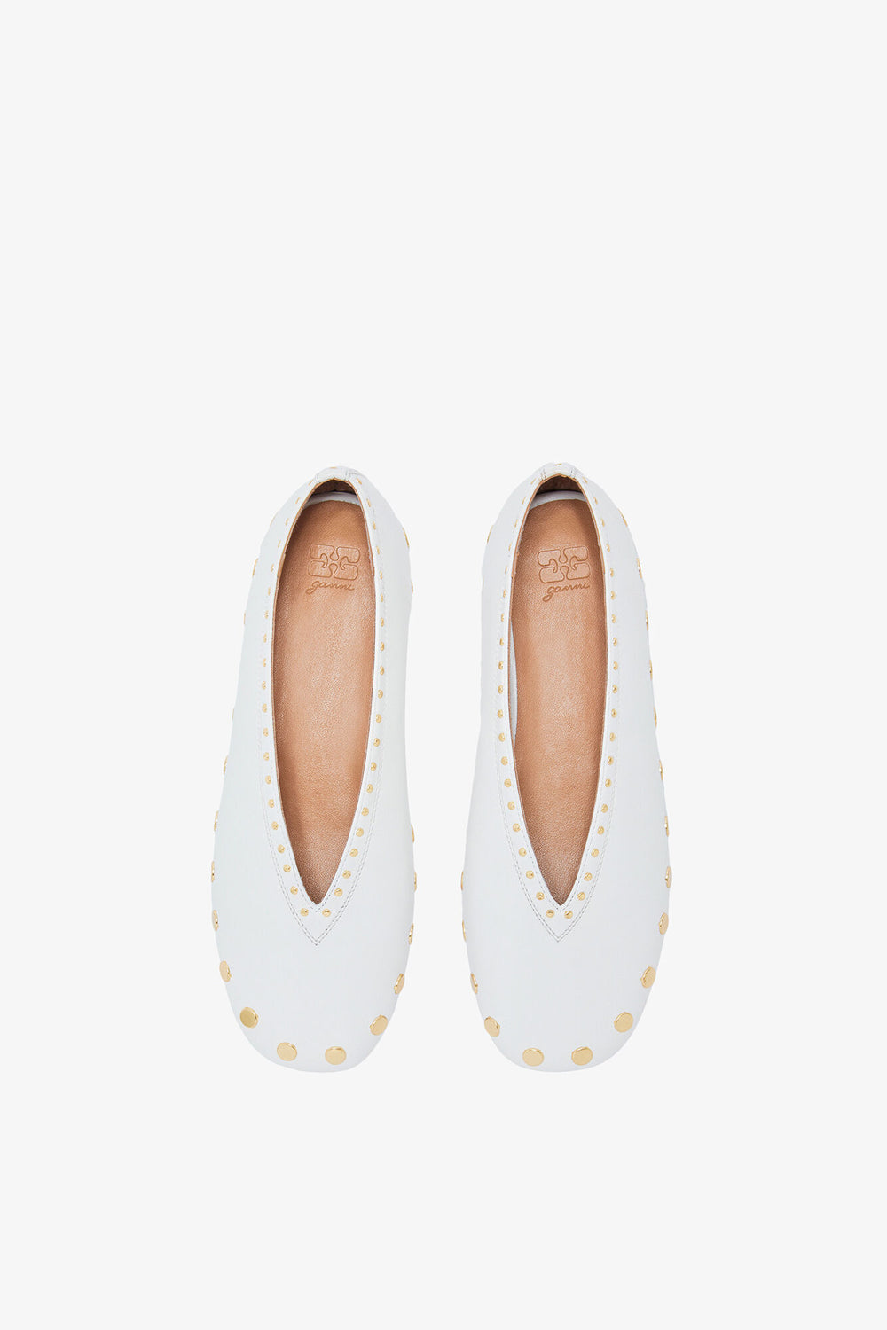 GANNI For Sale Jenny Ballerina in White